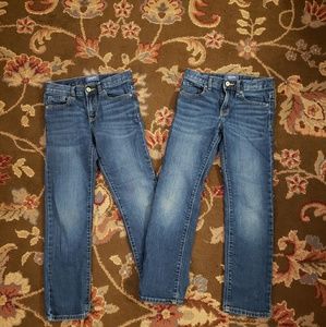 2 Pairs Old Navy Skinny Jeans Boy's Size 8